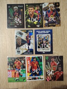 Lamine Yamal - futbalové kartičky - 2