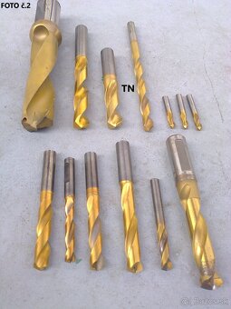 Titánové vrtáky, tyče vyvŕtavacie, vrtáky na tvrdokov+ - 2
