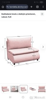 Rozkladacie kreslo Flik - 2