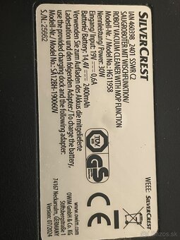 Darujem roboticky vysávač. - 2