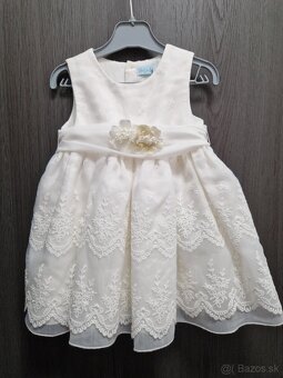 Slávnostné biele (ivory) šaty - 2