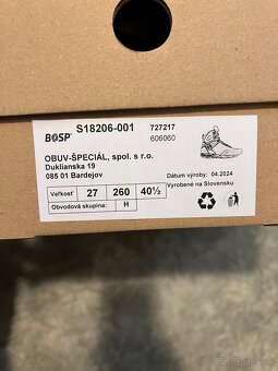 BOSP stredné, goretex, veľkosť 40,5 na nohu čislo 42 - 2