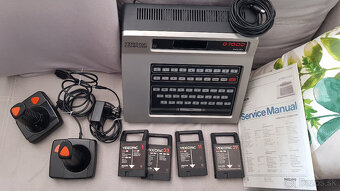 Philips Videopac G7000 (1980) – 4 hry, 2 joysticky + adaptér - 2