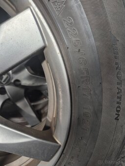 Disky Honda R17 a zimne pneu 225×65 - 2