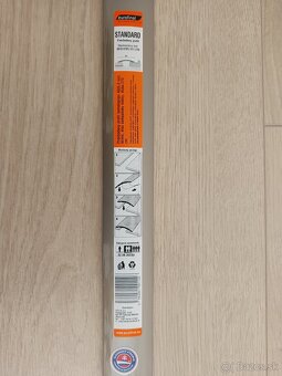 2 ks hliníková prechodová lišta samolepiaca 40x5 mm, dĺžka 2 - 2