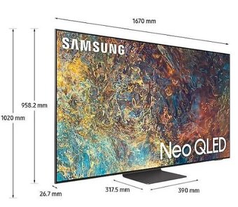 Predám 75" SAMSUNG Neo QLED Smart TV - 2