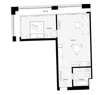 Predaj novostavba, 2 izb. apartmán, Žilinská, BA Staré Mesto - 2