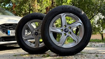 Hliníkové disky Ford 16” + zimné pneumatiky - 2