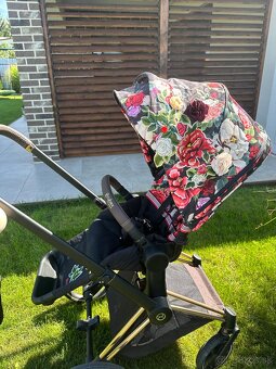 Cybex priam 3.0 sedenie s poťahom spring blossom  dark - 2