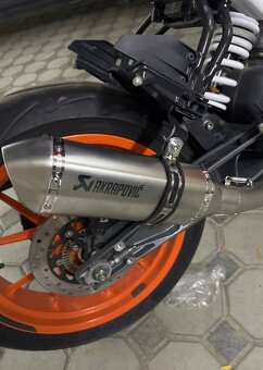 Nový Športový Ladený univerzálny moto výfuk + DB Killer - 2