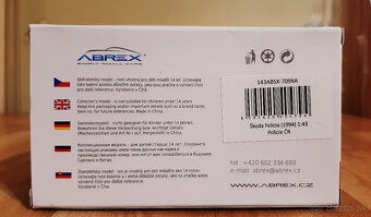 Abrex 1:43 Škoda Felicia Policie - 2