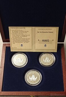 Sada strieborných medailí " Brandenburská brána " - 2