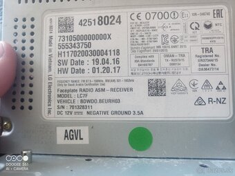 Autorádio Opel Zafira Model LC7F - 2