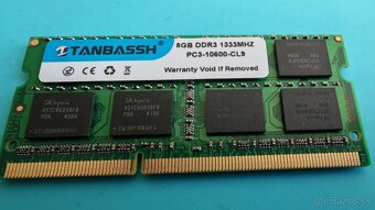 8GB DDR3 1333MHz PC3-10600-CL9 - 2