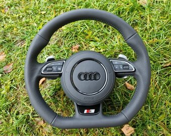 KOMPLET VOLANT AUDI KOŽENÝ PERFOROVANY MULTIFUNKCNY - 2