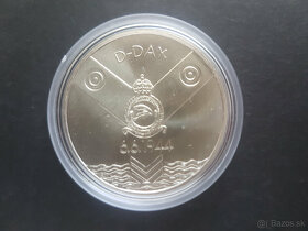 Strieborná pamätná minca - 200 Sk D Day bk (1994) - 2