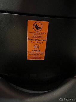 Britax Romer Dualfix R Cosmoc Black otočná - 2