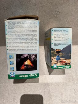 Camping Gaz varič a lampa + kartuše - 2