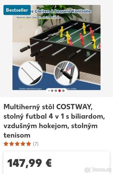 Predám multifunkčný stôl 4 v 1 - 2