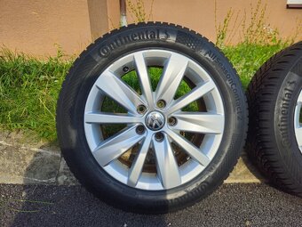 Originál VW hliníkové disky R16, 5x112 (Passat b7) - 2