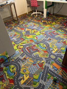 Detský koberec - mesto - 2