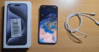 iPhone 15 Pro Max 256g Modrý Titán - 2