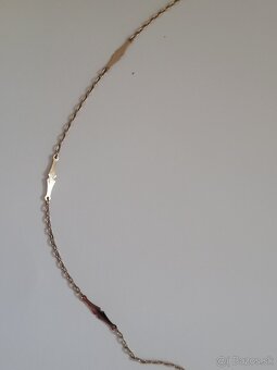 Zlaty 14 karat.nahrdelnik alebo retiazka - 2