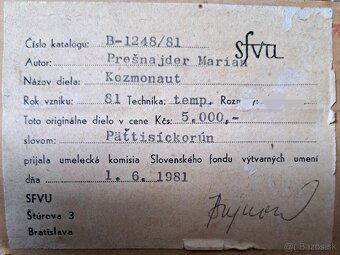 Obraz Marián Prešnajder-Kozmonaut - 2