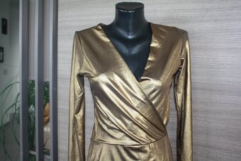 Sugarbird zlatiste saty - 2