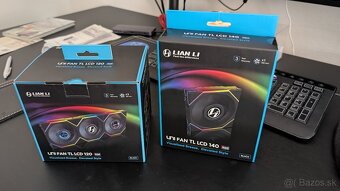 Lian Li Uni Fan TL LCD 3x120 a 140 kombo aj controller - 2