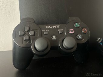 Playstation 3 Slim 320GB + ovládač + káble - 2