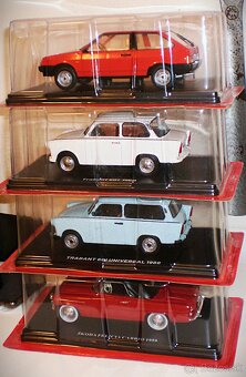 LADA SAMARA , ŠKODA FELICIA , TRABANT 601 , 1:24 , HACHETTE - 2