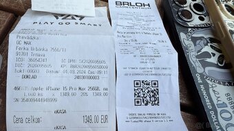 Vymenim iPhone 15 Pro Max 256gb Natural v zaruke + obaly - 2