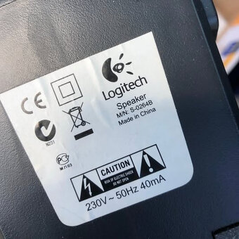 Logitech 2.0, volume + tune, celokovové - 2