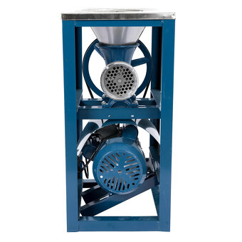 32″elektrický mlynček na mäso,3500w veľká nádrž, kovový rám - 2