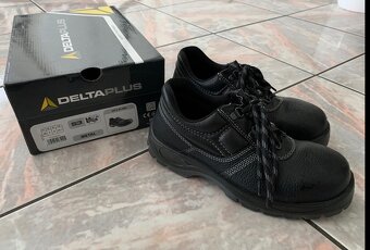 Kožená dámska bezpečnostná obuv, kovová špička - 2