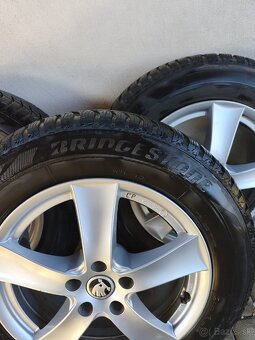 Predám sadu zimných pneumatík na alu diskoch. - 2