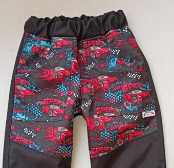 Nové LETNÉ SOFTSHELLOVÉ NOHAVICE 2–3 roky, 98 cm - 2