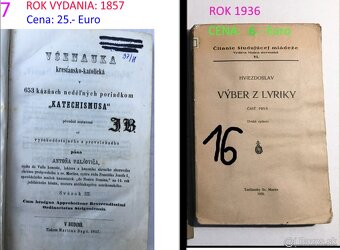 Slovenské knihy rok 1774 - 1942 historia miestopis geografia - 2