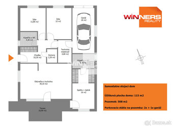 Predaj 4-izb. 115m2 RD novostavba s garážou a tep.čepadlom,  - 2