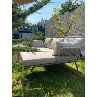 Ratanová rohová sedačka Jana - 2