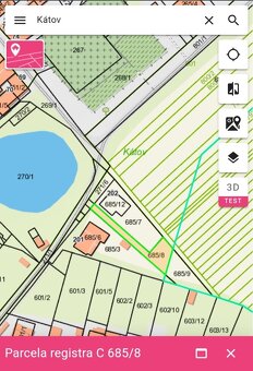 Investičný pozemok Kátov - 2