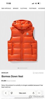 Pánska Moncler vesta - 2