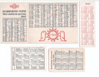Staré vreckové kalendáriky - 2