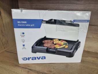 Elektrický gril so skleneným vekom ORAVA - 2