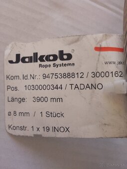 Nerezové oceľové lano Jakop - 2