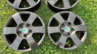 Skoda disky 5x112 r15 black - 2