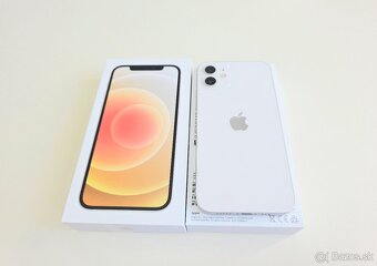 APPLE IPHONE 12 256GB WHITE,BATERKA 100% - 2