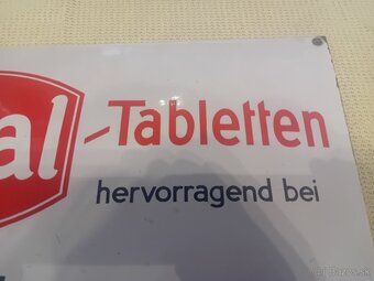 Smaltovaná tabuľa Togal Tabletten - 2