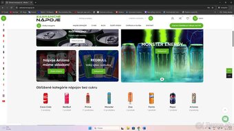Predám eshop na predaj nápojov - 2